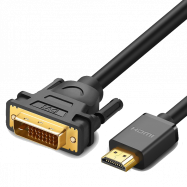 Kabel HDMI/DVI 24+1 UGREEN Czarny