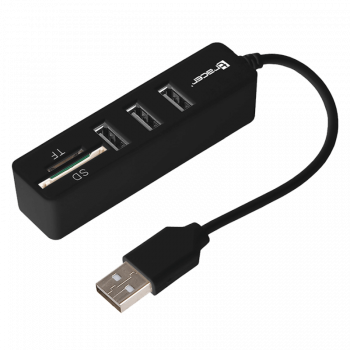 Czytnik kart TRACER ALL-IN-ONE + HUB USB CH4