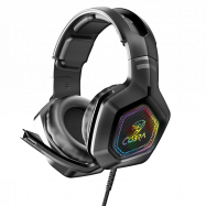 Słuchawki COBRA CR600RGB Czarne