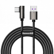 Kabel kątowy USB/USB-C BASEUS Czarny