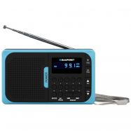 Przenośne radio BLAUPUNKT FM z odtwarzaniem USB/SD PR5BL Niebieskie